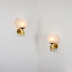 Paire d'appliques rares d'Angelo Lelii pour Arredoluce