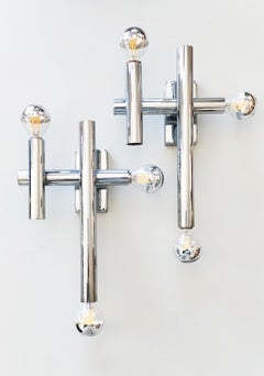 Rare Pair of Sconces by Carlos Serra for Carpyen SA , Spain 1970s