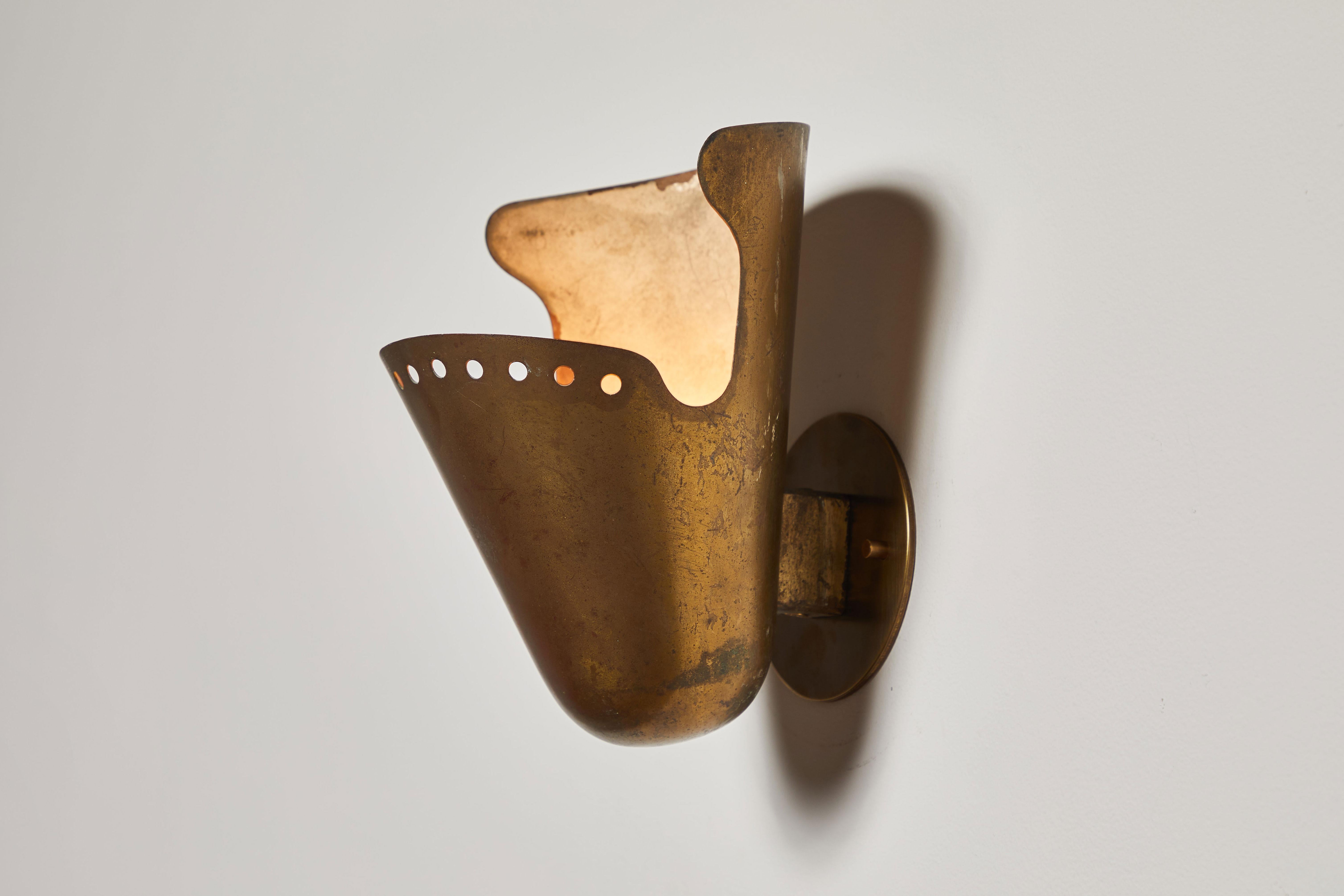 Mid-20th Century Rare Pair of Sconces by Gino Sarfatti