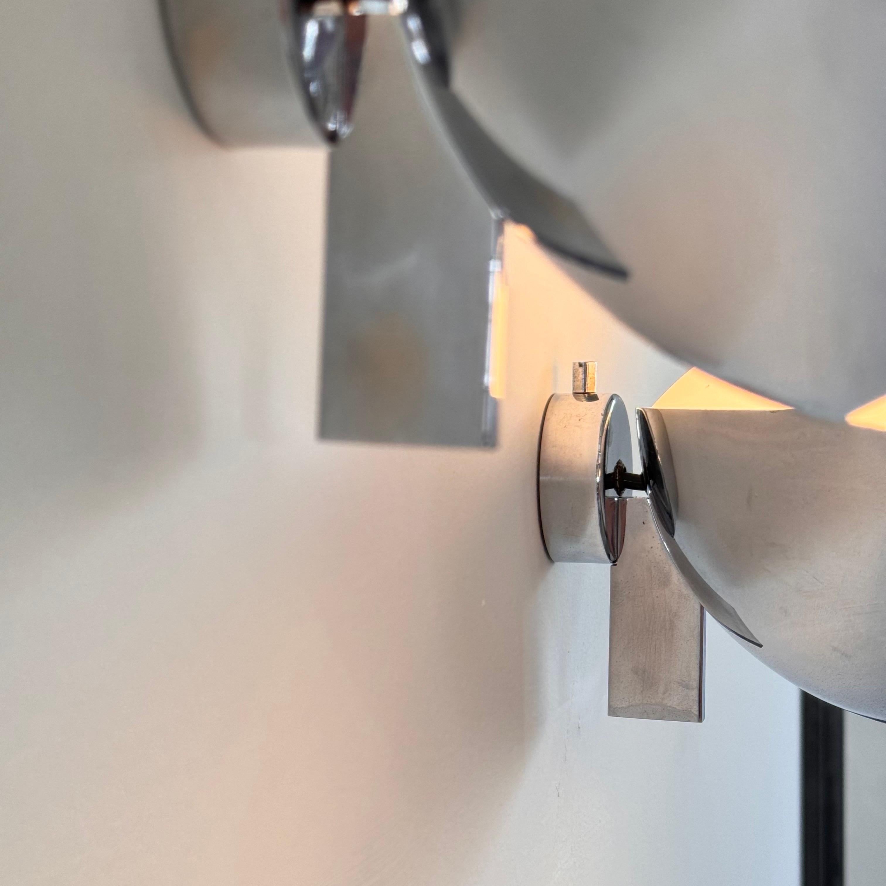 Raro par de apliques de Max Ingrand para Fontana Arte, Model 1963/1, década de 1960 mediados del siglo XX en venta