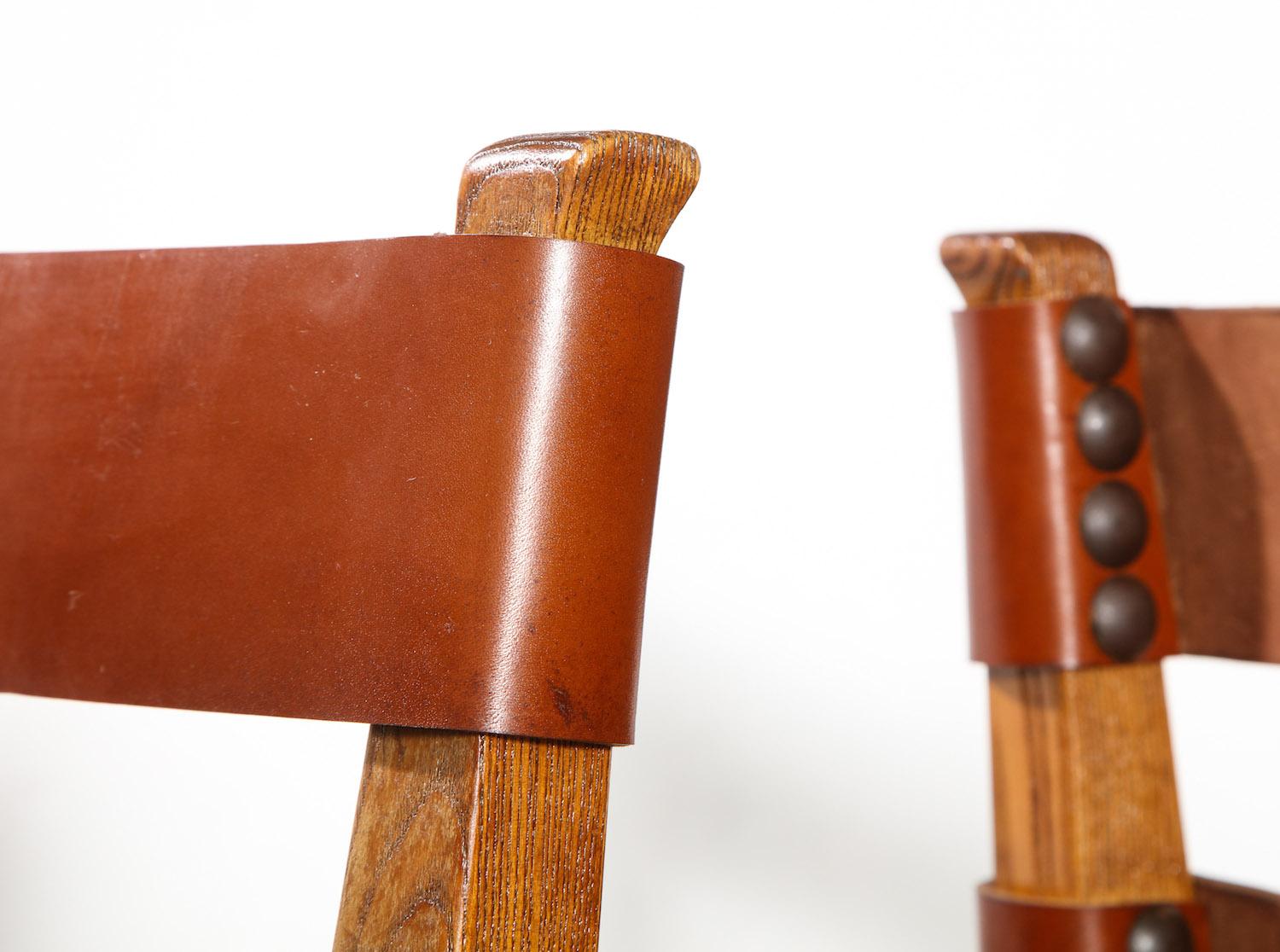 Mid-20th Century Rare Pair of Side chairs by Osvaldo Borsani