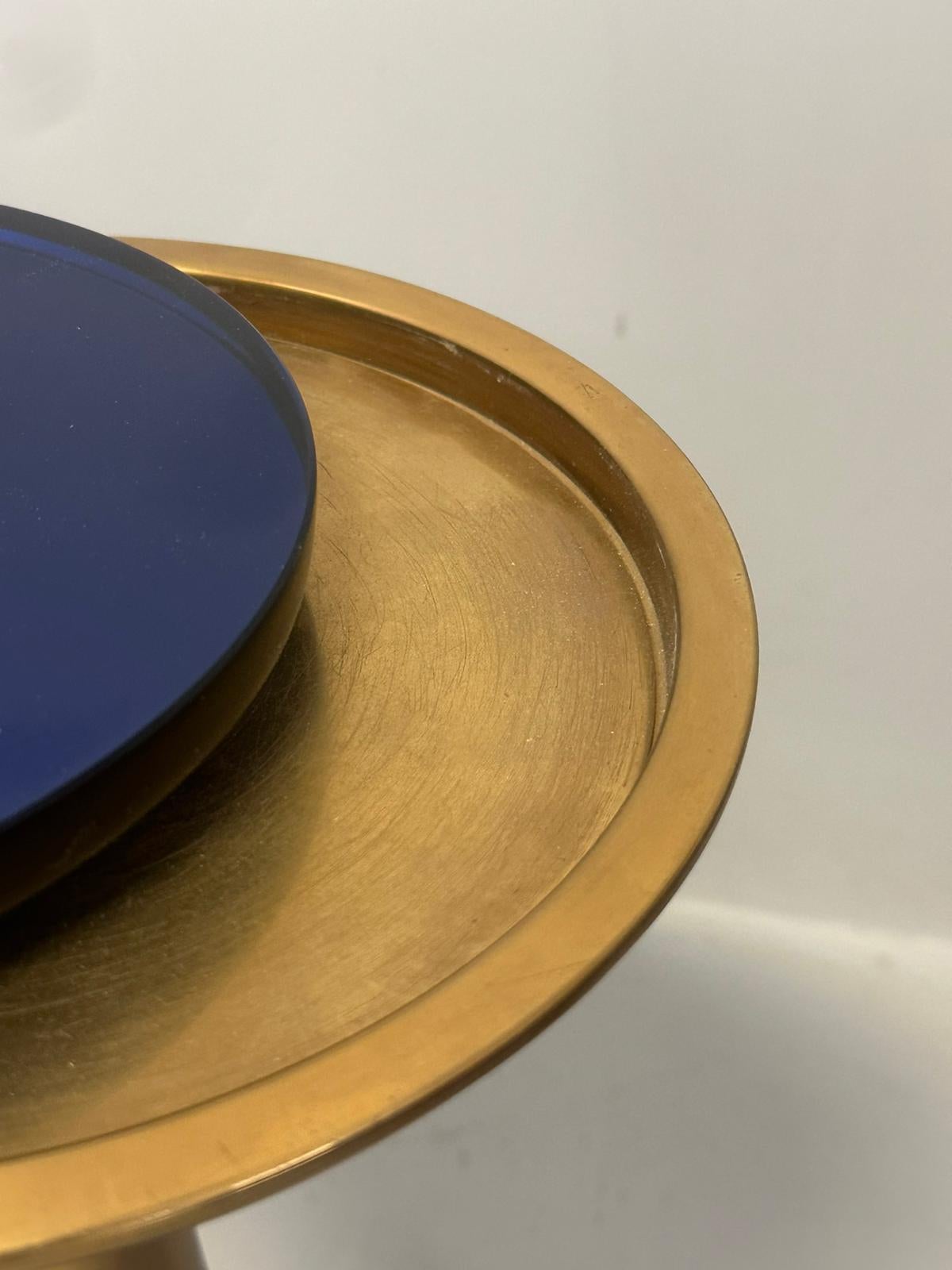 Italian Rare Pair Of Side Tables by Max Ingrand (1908-1969) For Fontana Arte Model 1776 For Sale