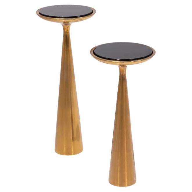Rare Pair Of Side Tables by Max Ingrand (1908-1969) For Fontana Arte Model 1776