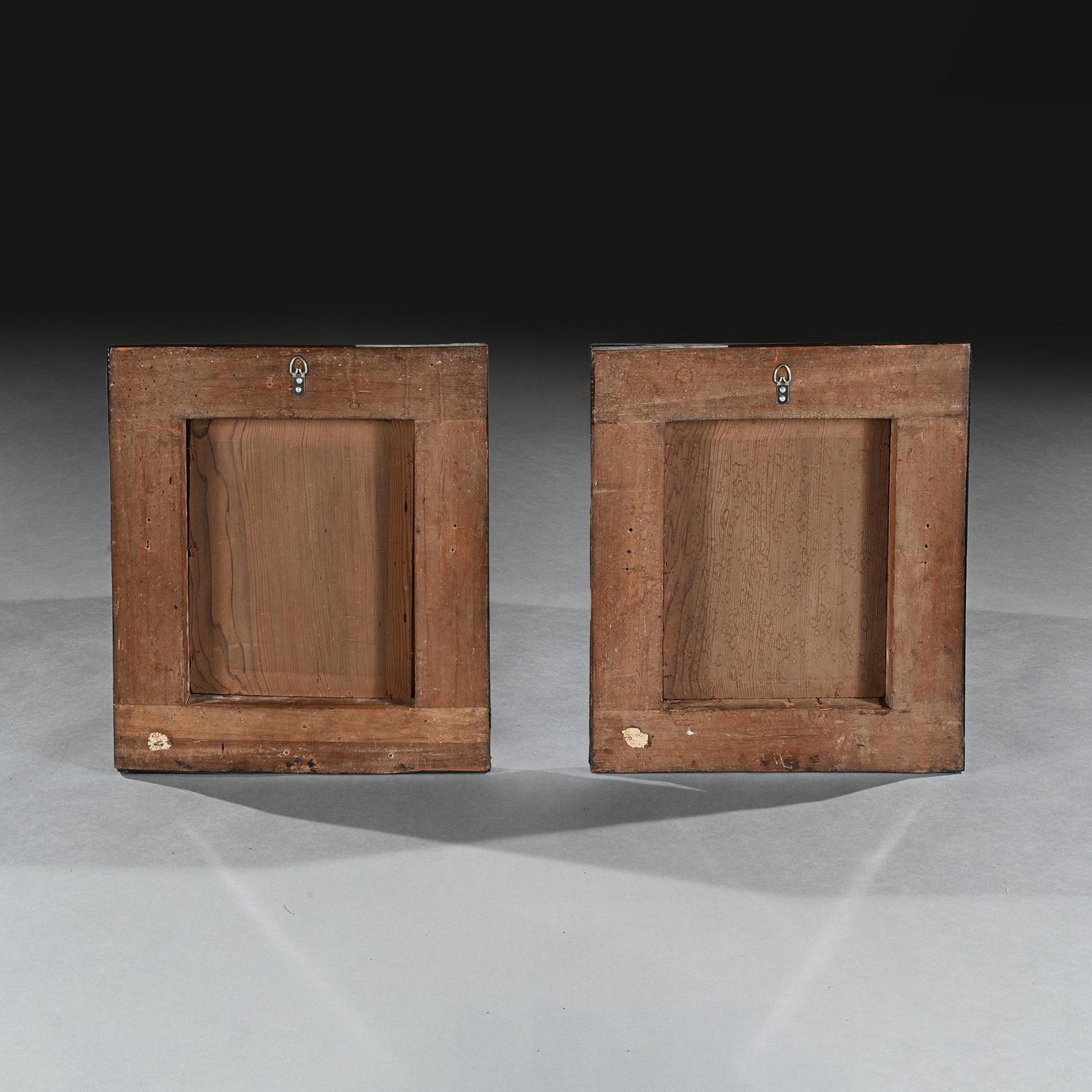 A Rare and Unusual Pair of 18th Century Spanish Colonial 'Enconchado' Mirrors Veneered in Tortoiseshell and Inlaid With Bone and Mother of Pearl Made in Lima (Peru) or Mexico 

Circa 1720

Provenance

One of the mirrors with a fragmentary label