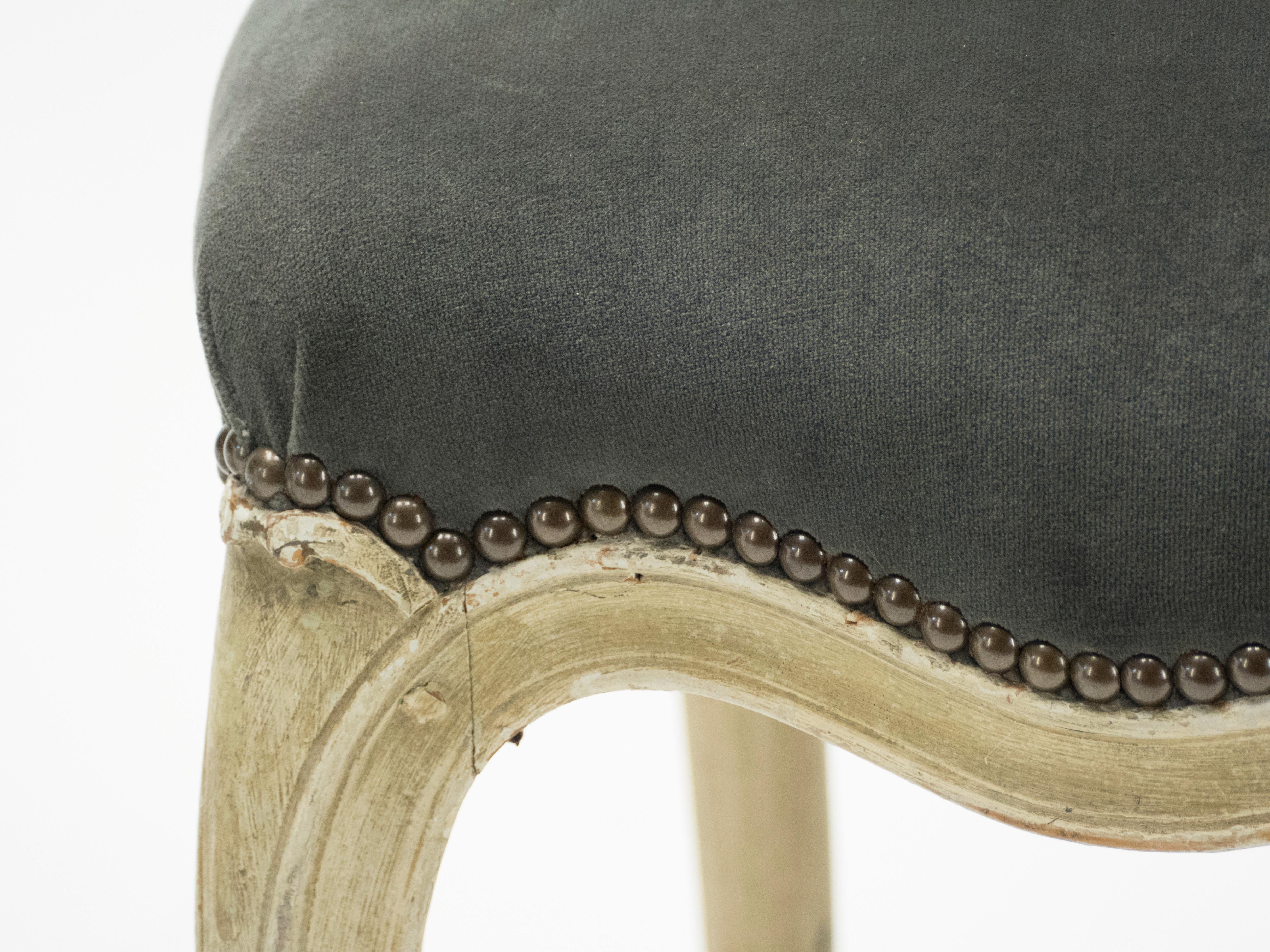 Rare paire de chaises néoclassiques Louis XV estampillées Maison Jansen, années 1940 en vente 4