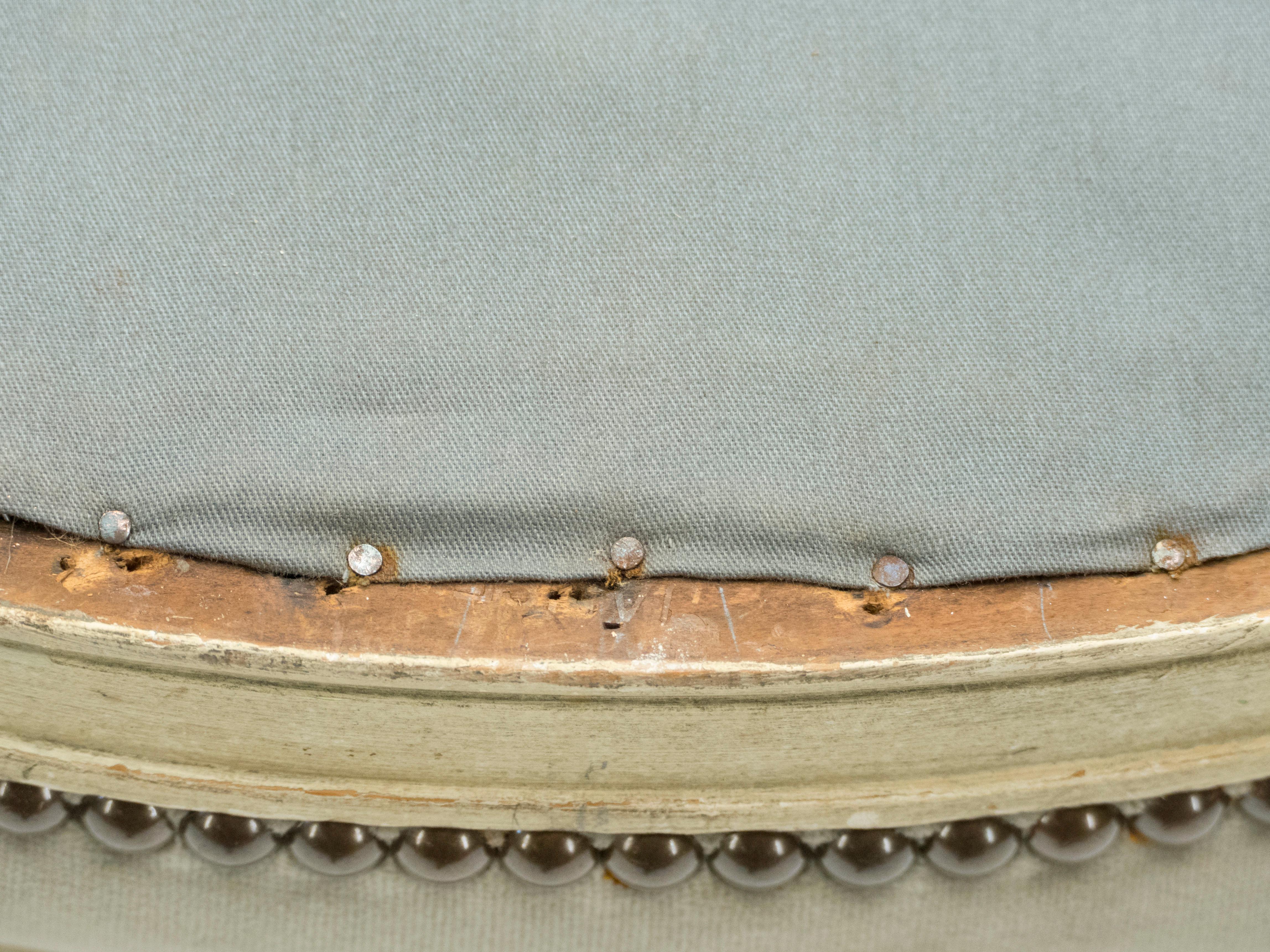 Rare paire de chaises néoclassiques Louis XV estampillées Maison Jansen, années 1940 en vente 11