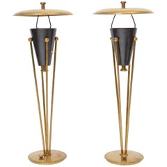 Rare Pair of Stiffel Lamps, circa 1950