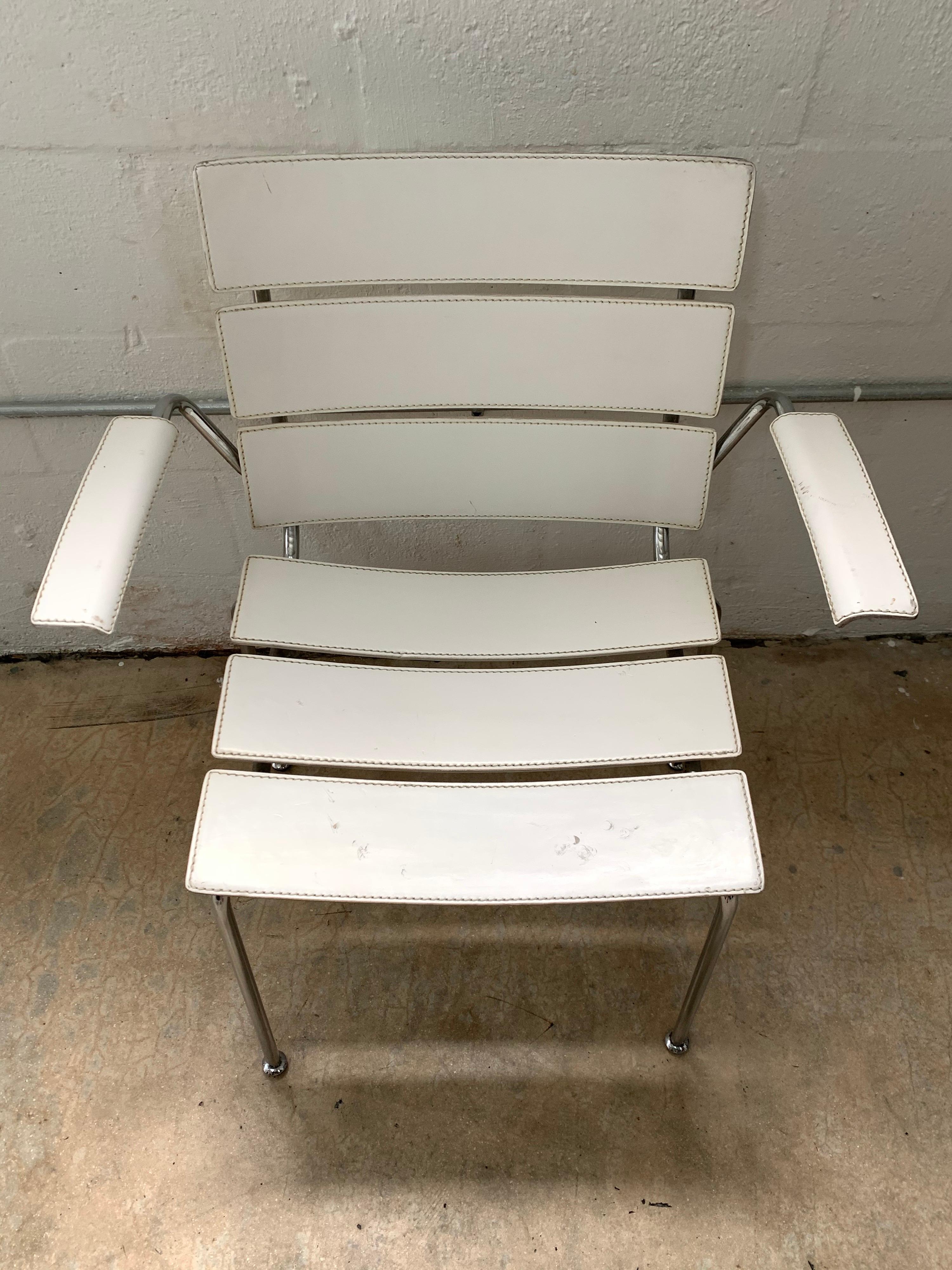 Paire rare de fauteuils de salle à manger « Streipe » de Giancarlo Vegni pour Fasem, 1999 en vente 5
