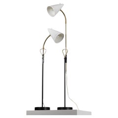 Rara coppia di lampade da terra svedesi Falkenbergs Belysning, design anni '60 Tynell