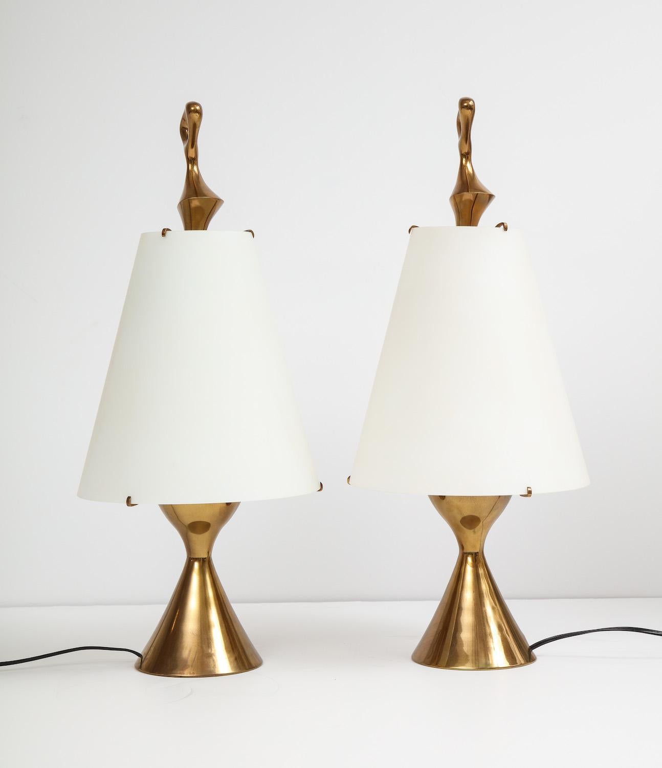 Italian Max Ingrand Table Lamps 