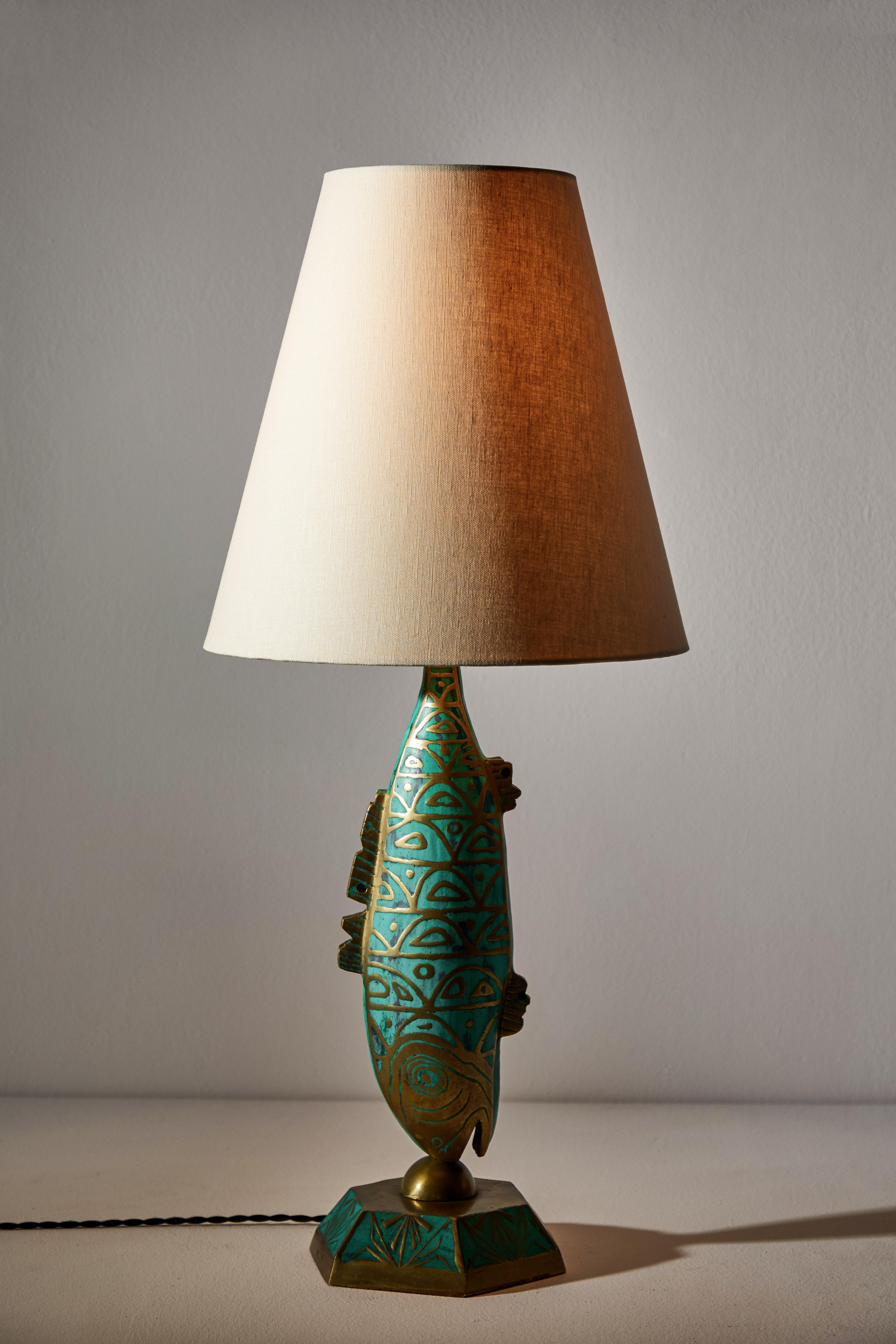 Mid-Century Modern Rare Pair of Table Lamps by Pepe Mendoza