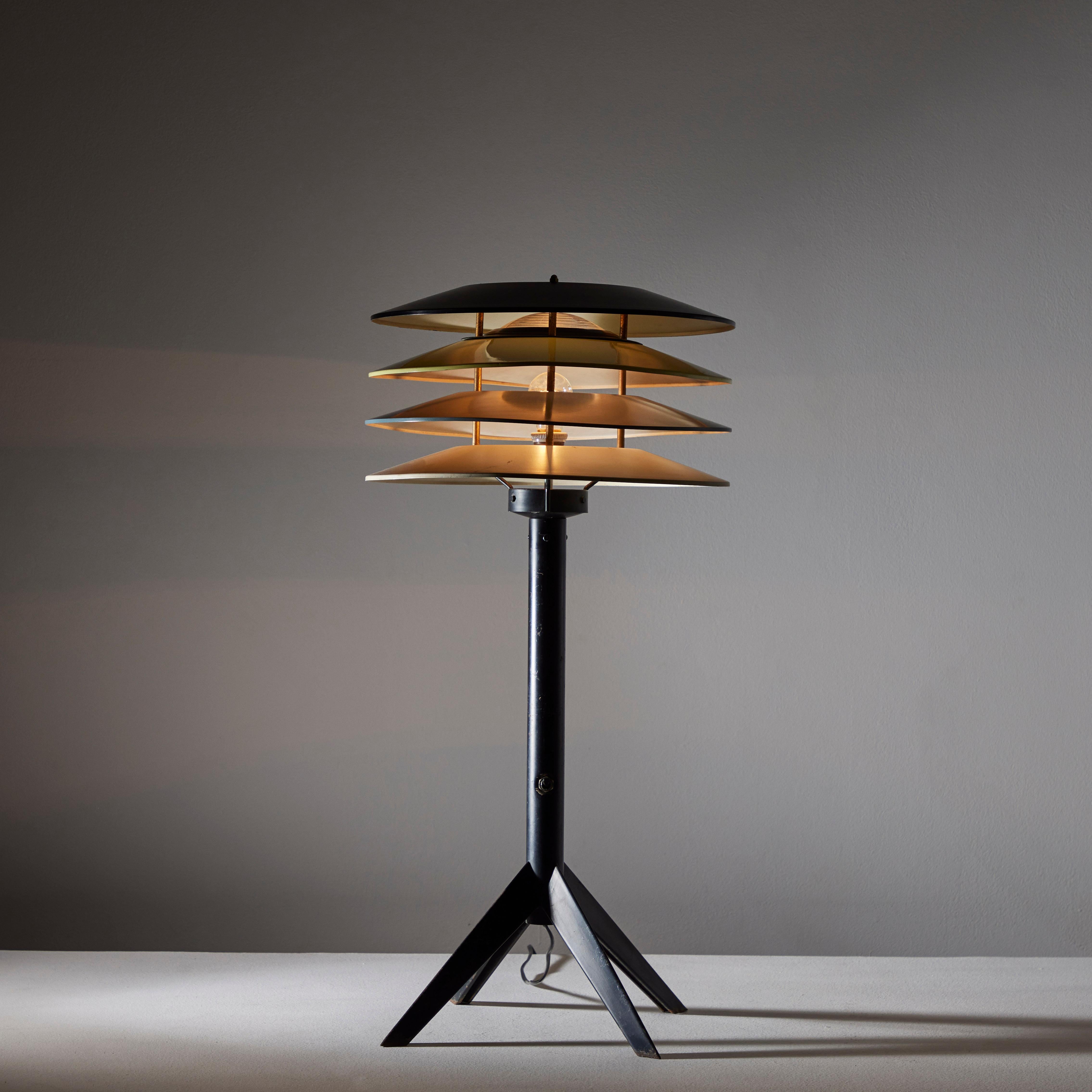 Italian Rare Pair of Table Lamps by Stilnovo