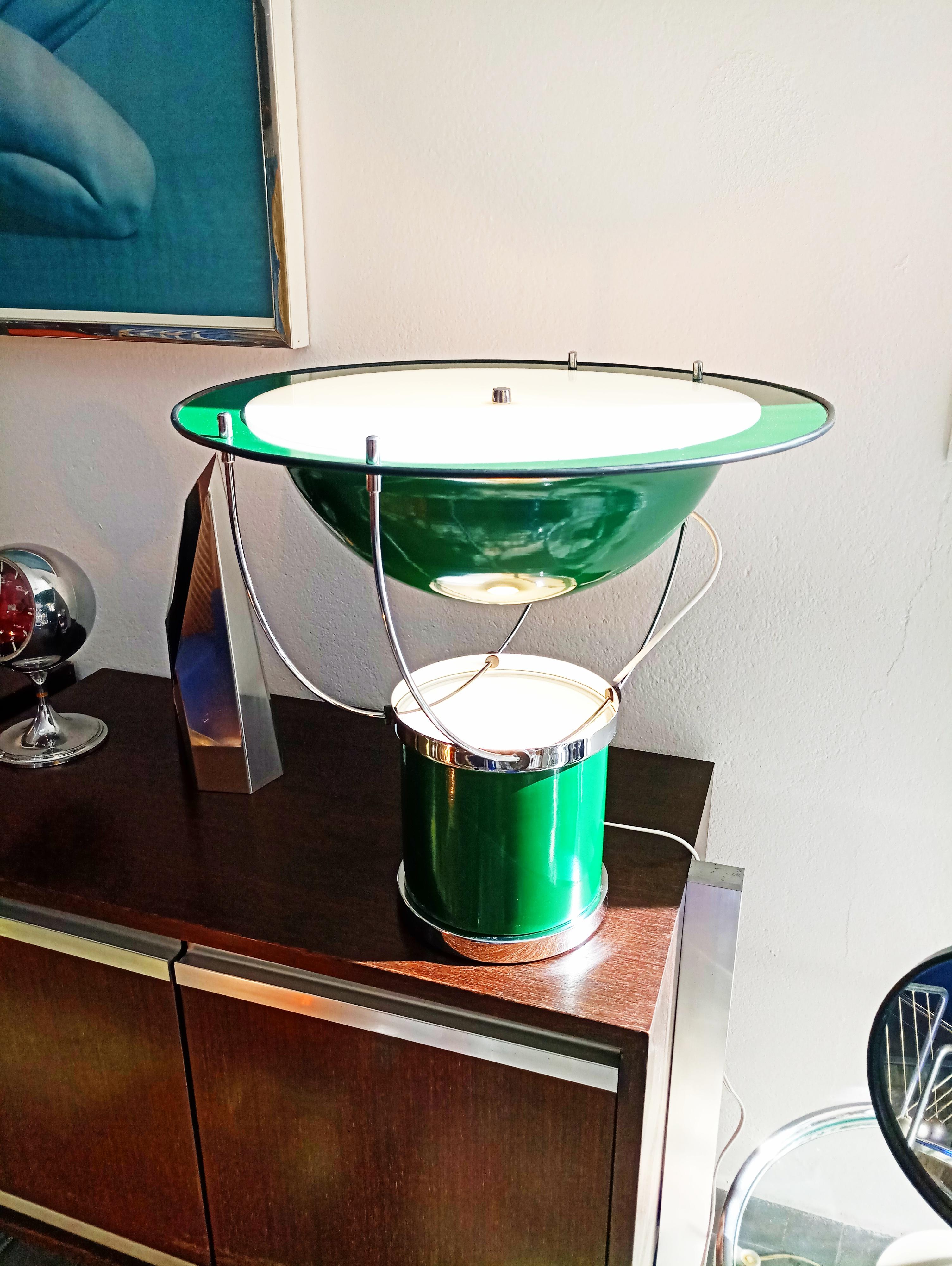 20th Century Rare Pair of the First Estiluz Table Lamp, Spain, 1970s For Sale
