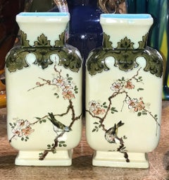 Rare Pair of Thomas Sargent Aesthetic Movement Vases c..1880
