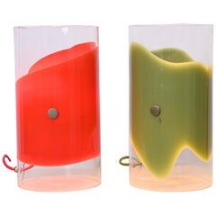 Rare Pair of Venini Table Lights