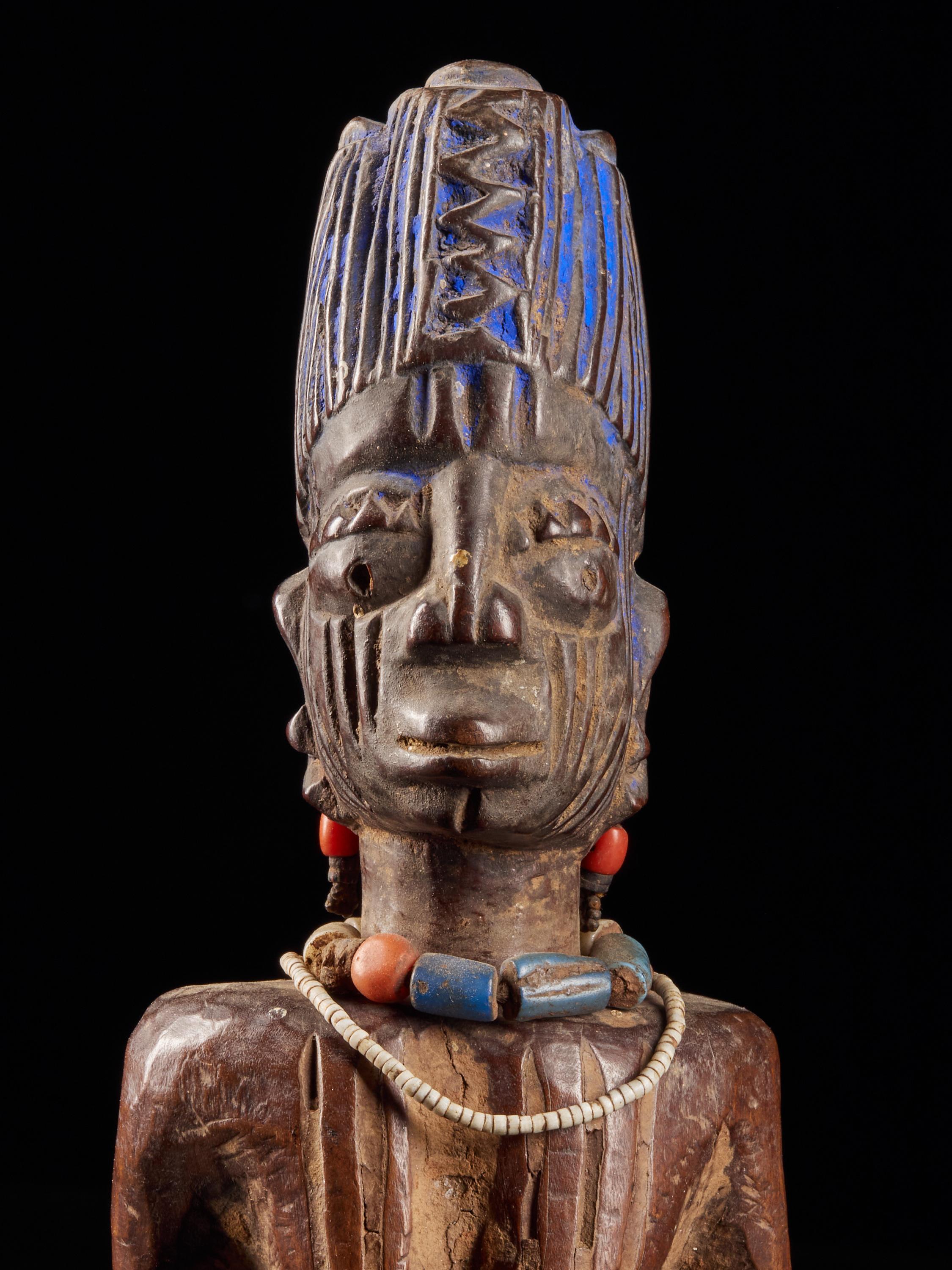 Rare Pair of Very Old Yoruba Ibeji Figures 3