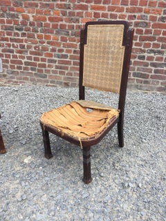 Rare Pair of Vienna Secession Chairs, circa 1880