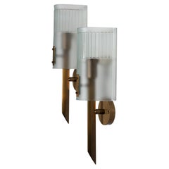 Rare Pair of Wall Lamps by Angelo Lelii for Arredoluce, Italy, 1950s
