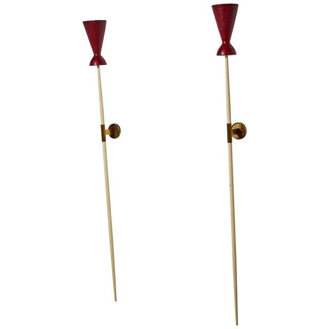 '242P' Wall Light by Robert Mathieu, c. 1958 For Sale at 1stDibs