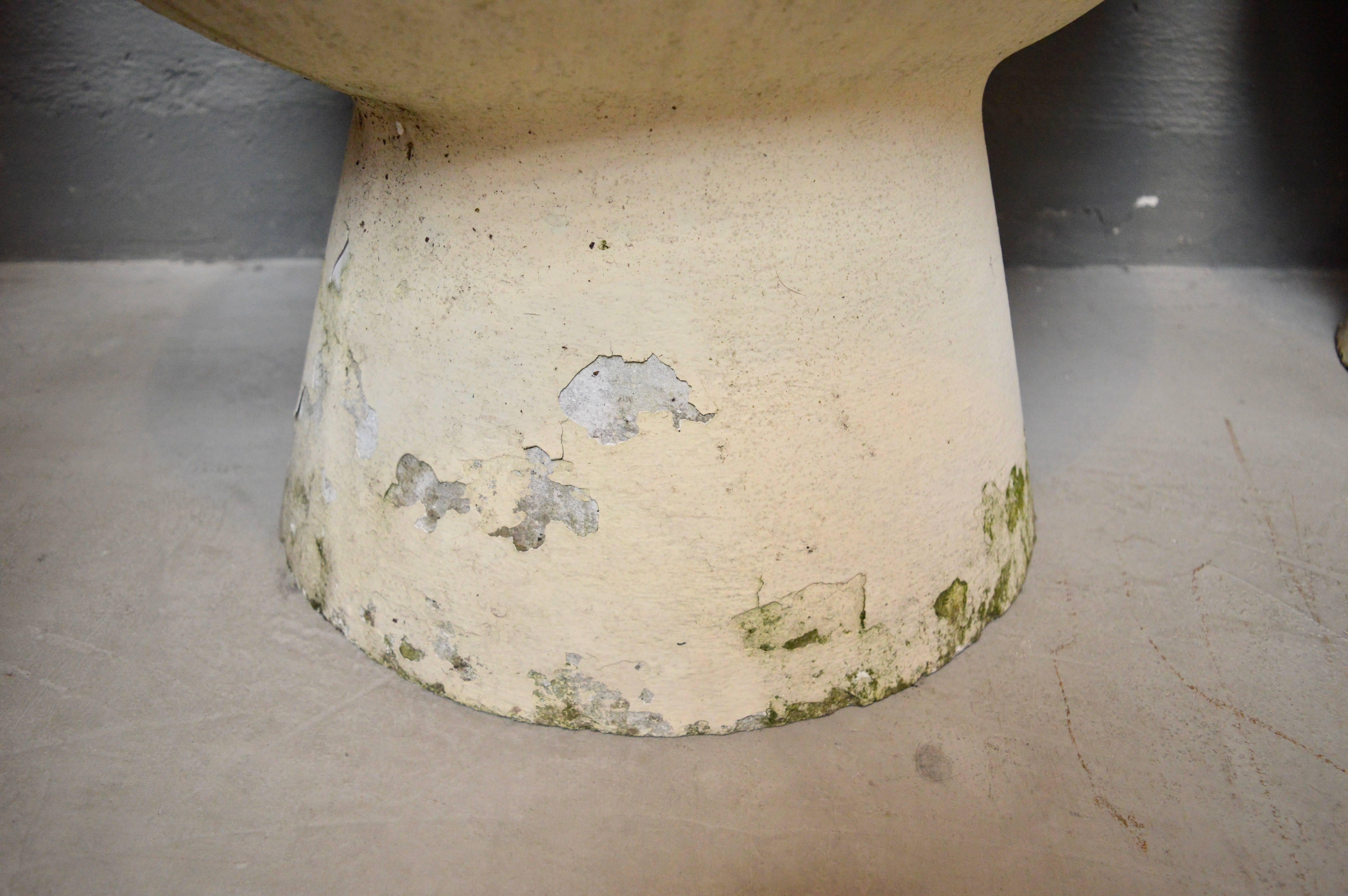 Swiss Rare Pair of Willy Guhl Concrete Pod Chairs