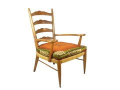 Rara coppia di poltrone in Wood e corda del 1949 di Ico Parisi