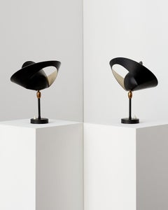 Rare Pair Original Serge Mouille Petite Saturne Wall Sconces
