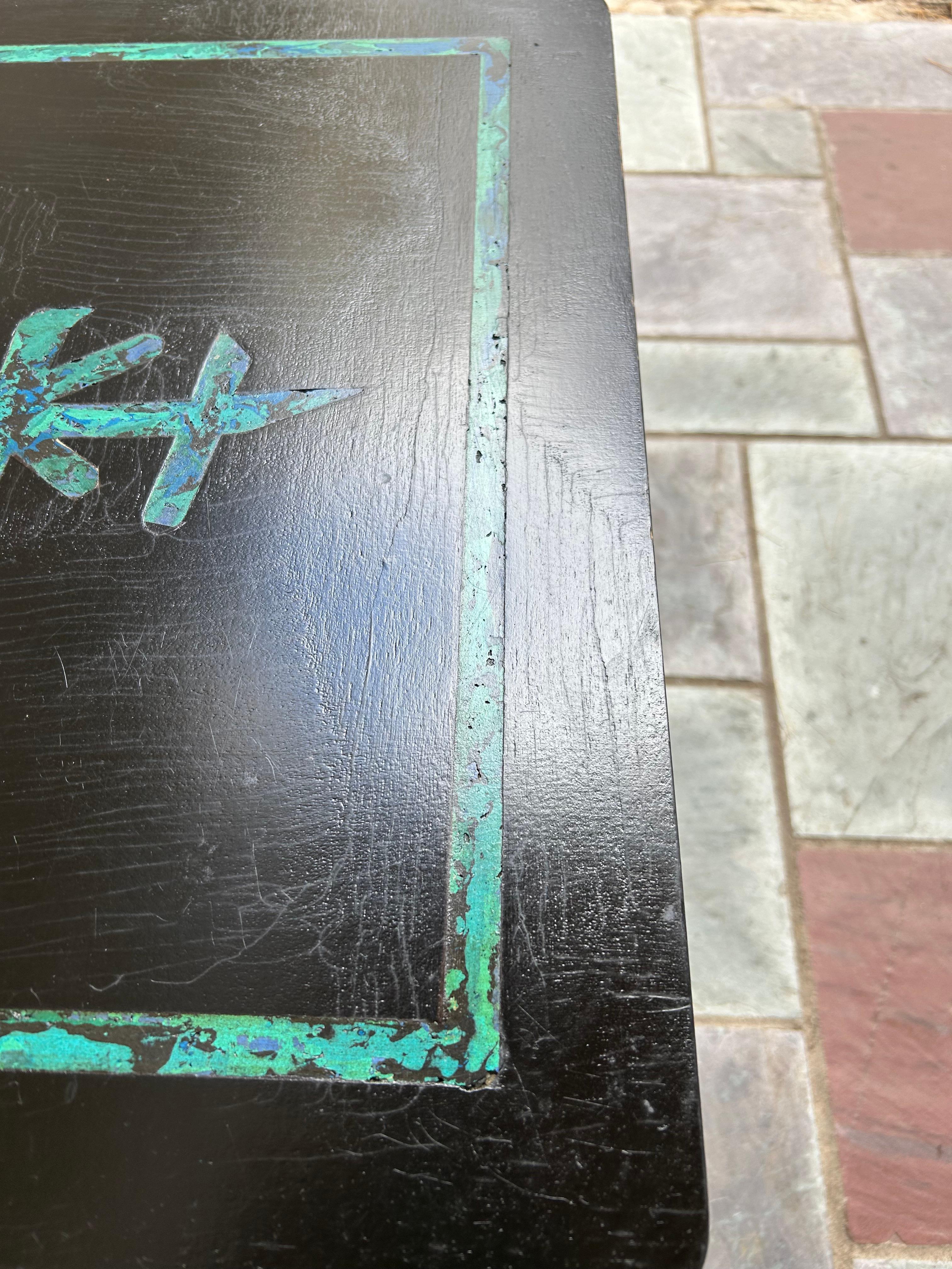 Rare Paire de tables d'appoint Pepe Mendoza Stone Inlay Mid Century Modern en vente 6