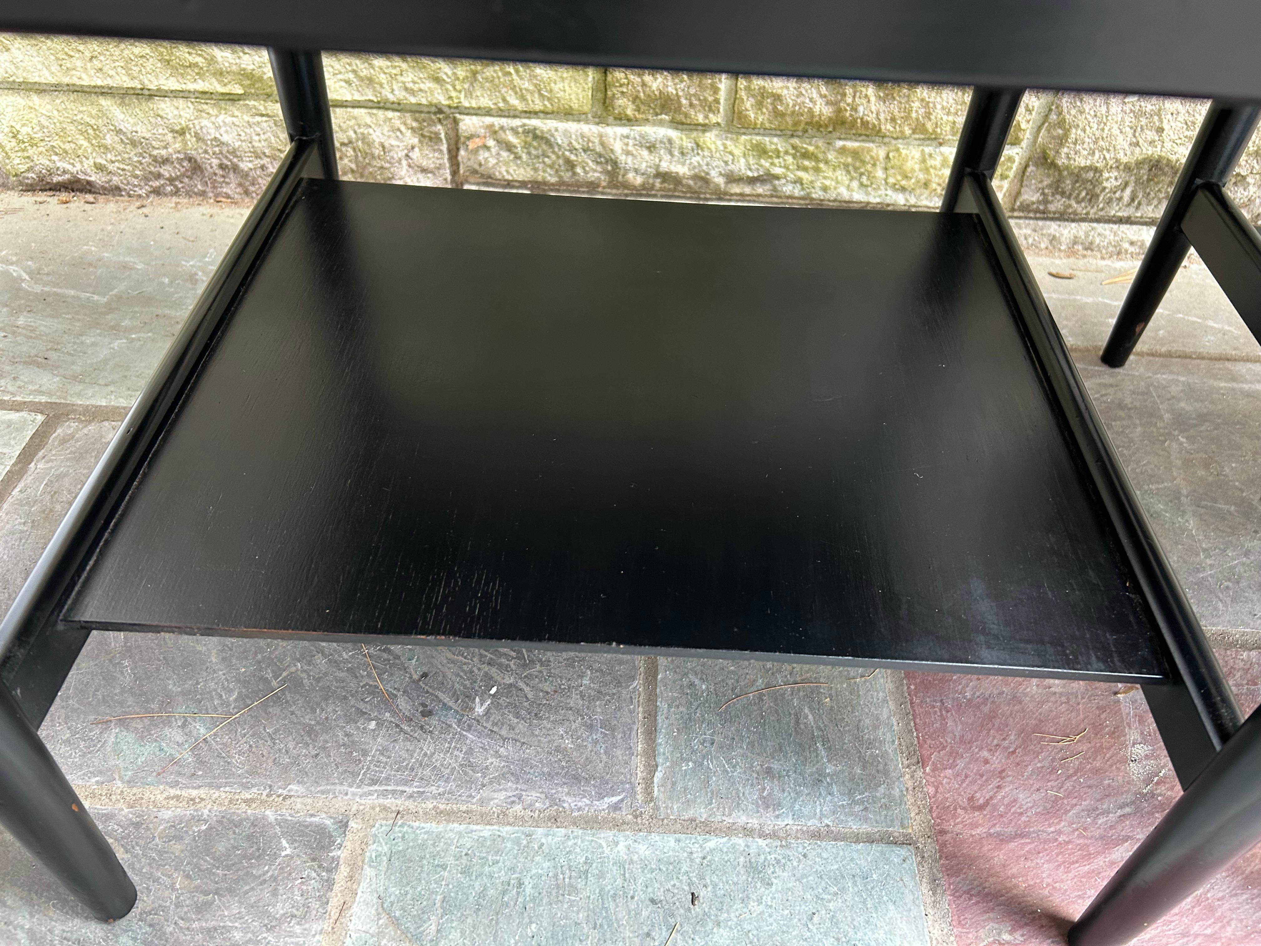 Lapis-lazuli Rare Paire de tables d'appoint Pepe Mendoza Stone Inlay Mid Century Modern en vente