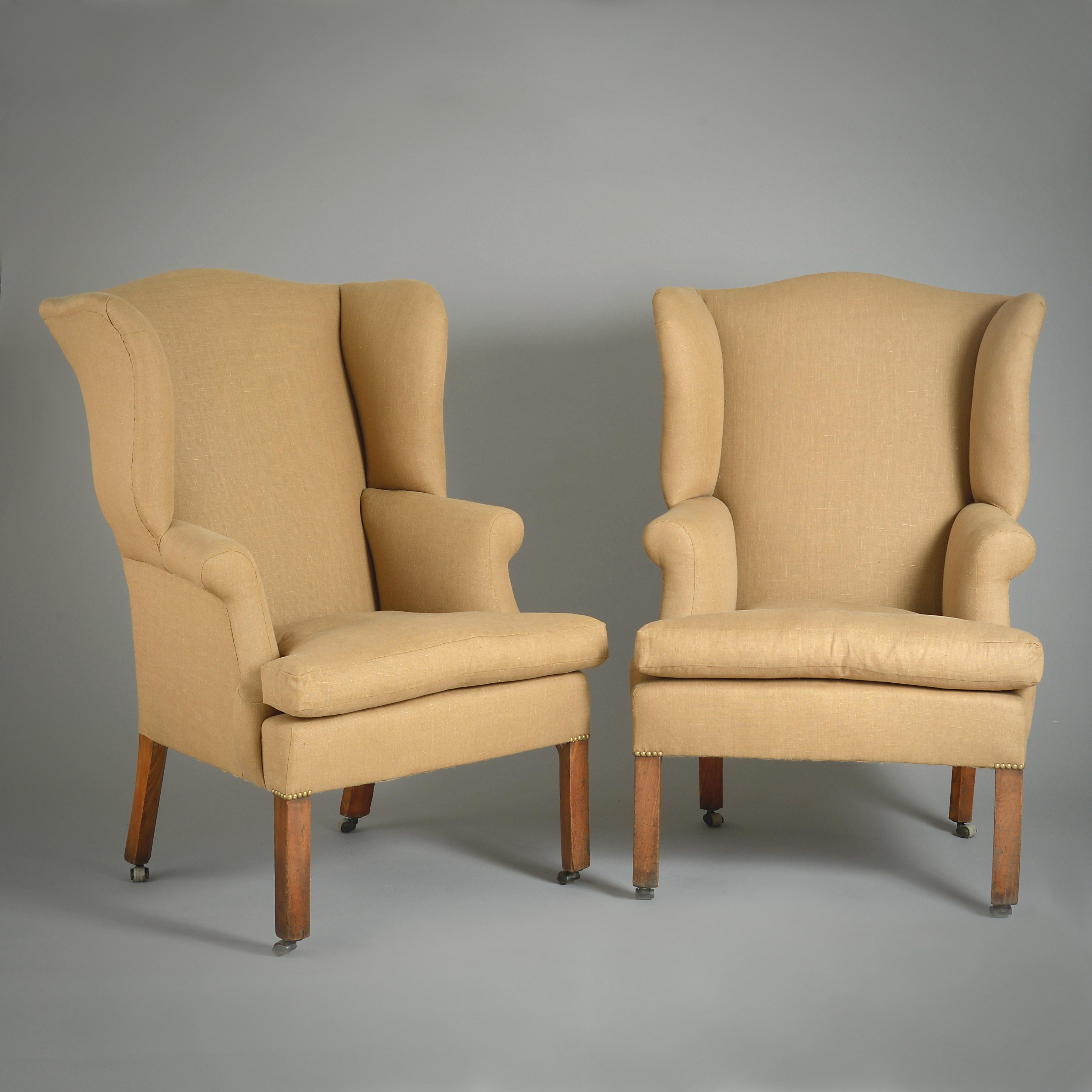 Frêne Rare paire de fauteuils écossais George II en vente
