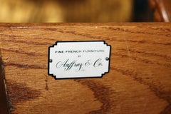 Seltenes Paar signiert Auffray & Co Nussbaum Französisch Louis XV Stil Kommoden