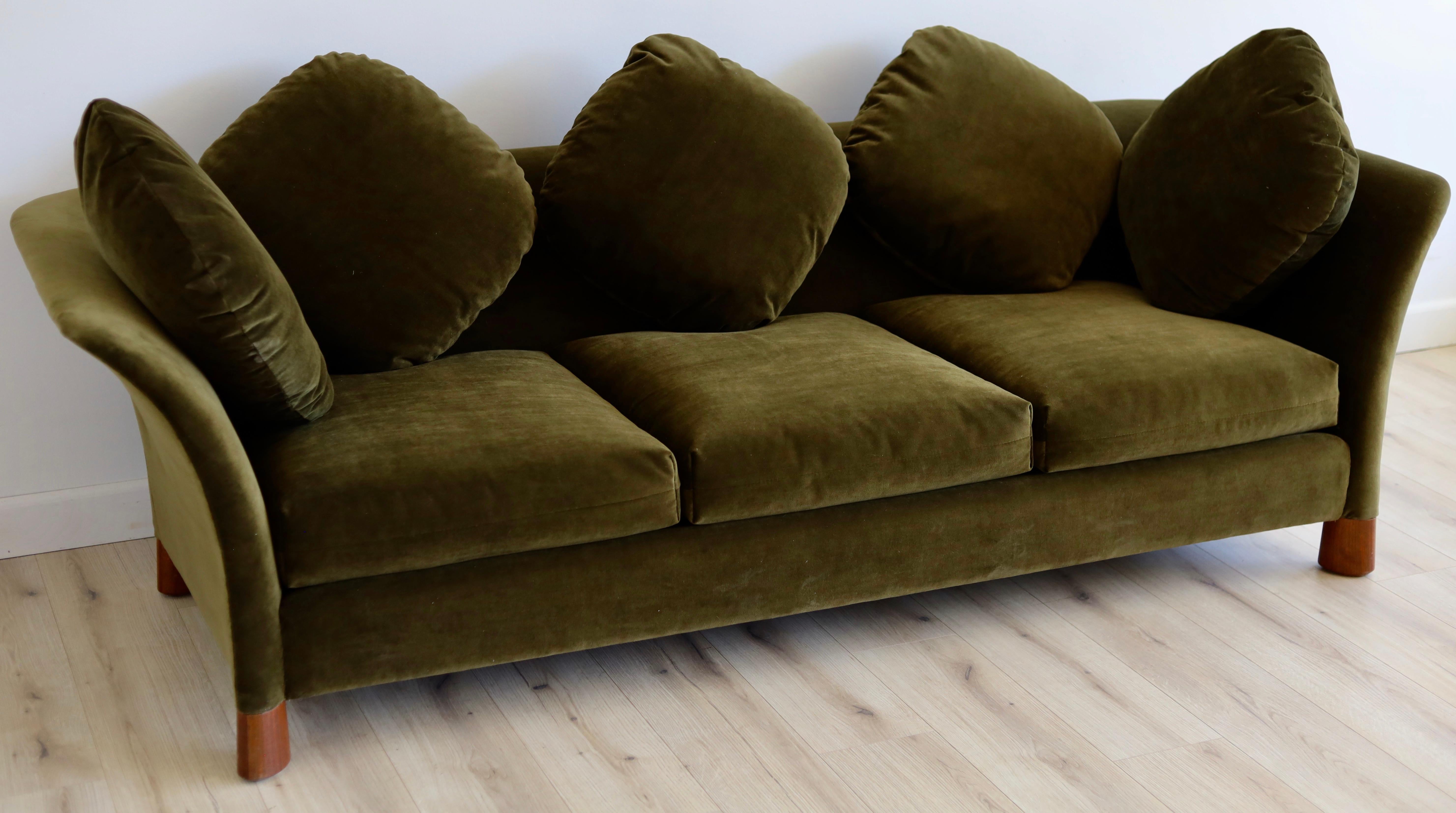 Rare Pair Tuxedo Sofas by Cedric Hartman 6