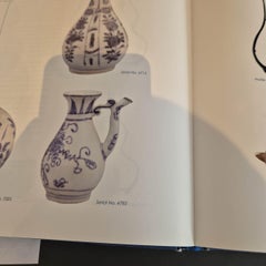 Rare Pair Wanli Miniature Chinese Blue & White Ewers ca1600 Bird & Floral Decor