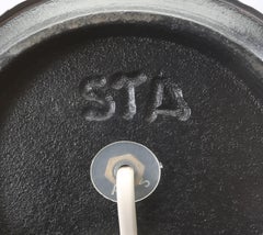 Rare Scandinavian Modern Table Lamps, Wood and Metal, Sweden, 1970