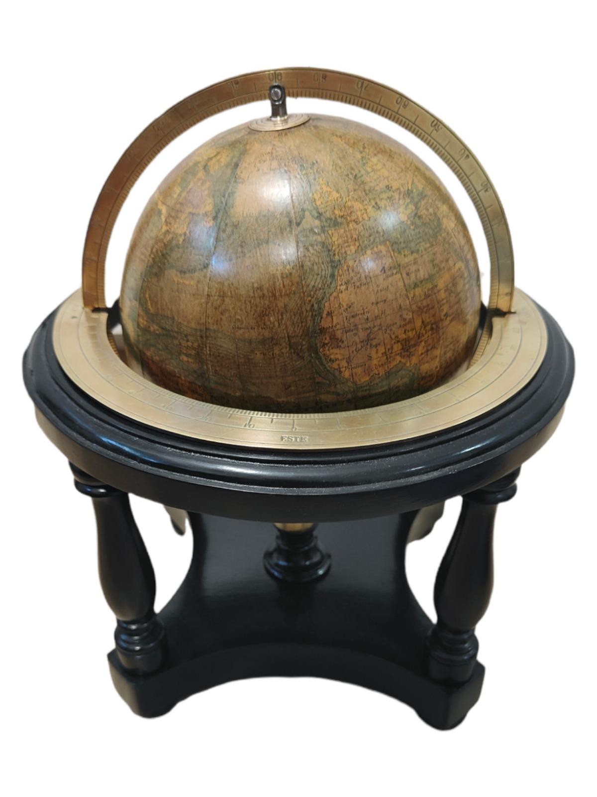 Baroque Rare Paluzie Globe from the 19th Century For Sale