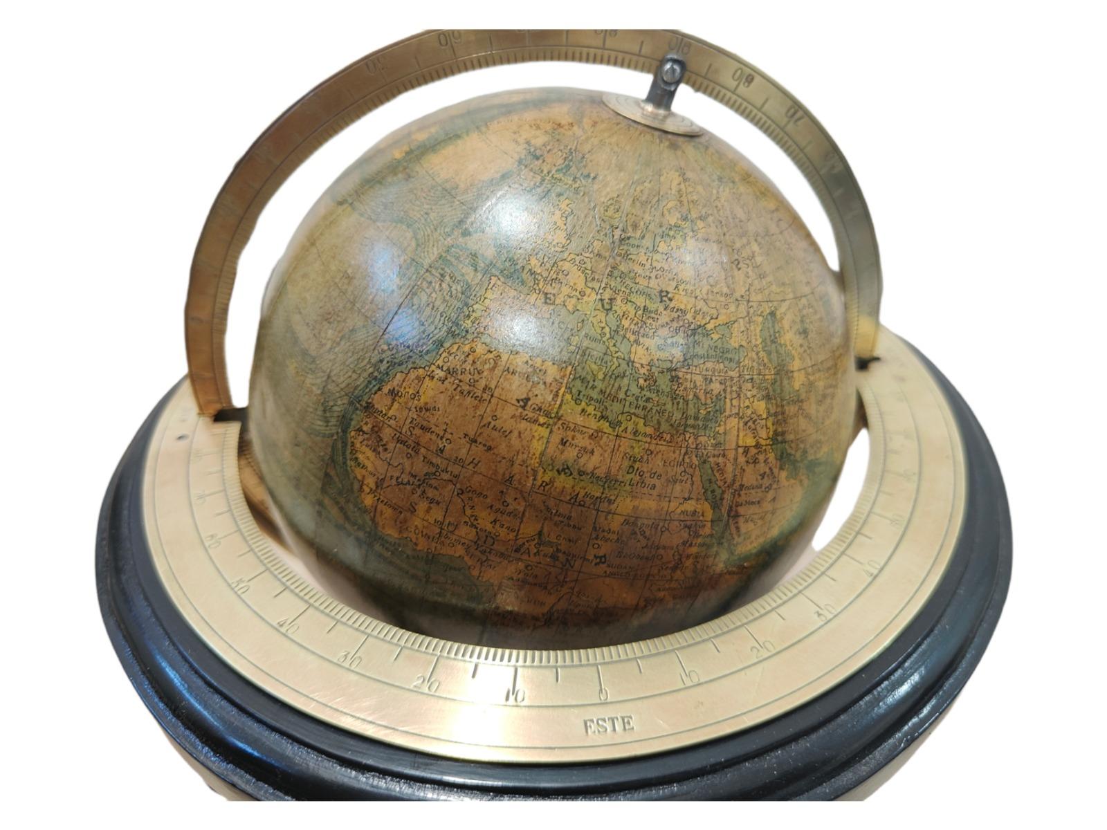 Rare Paluzie Globe from the 19th Century In Good Condition For Sale In Madrid, ES