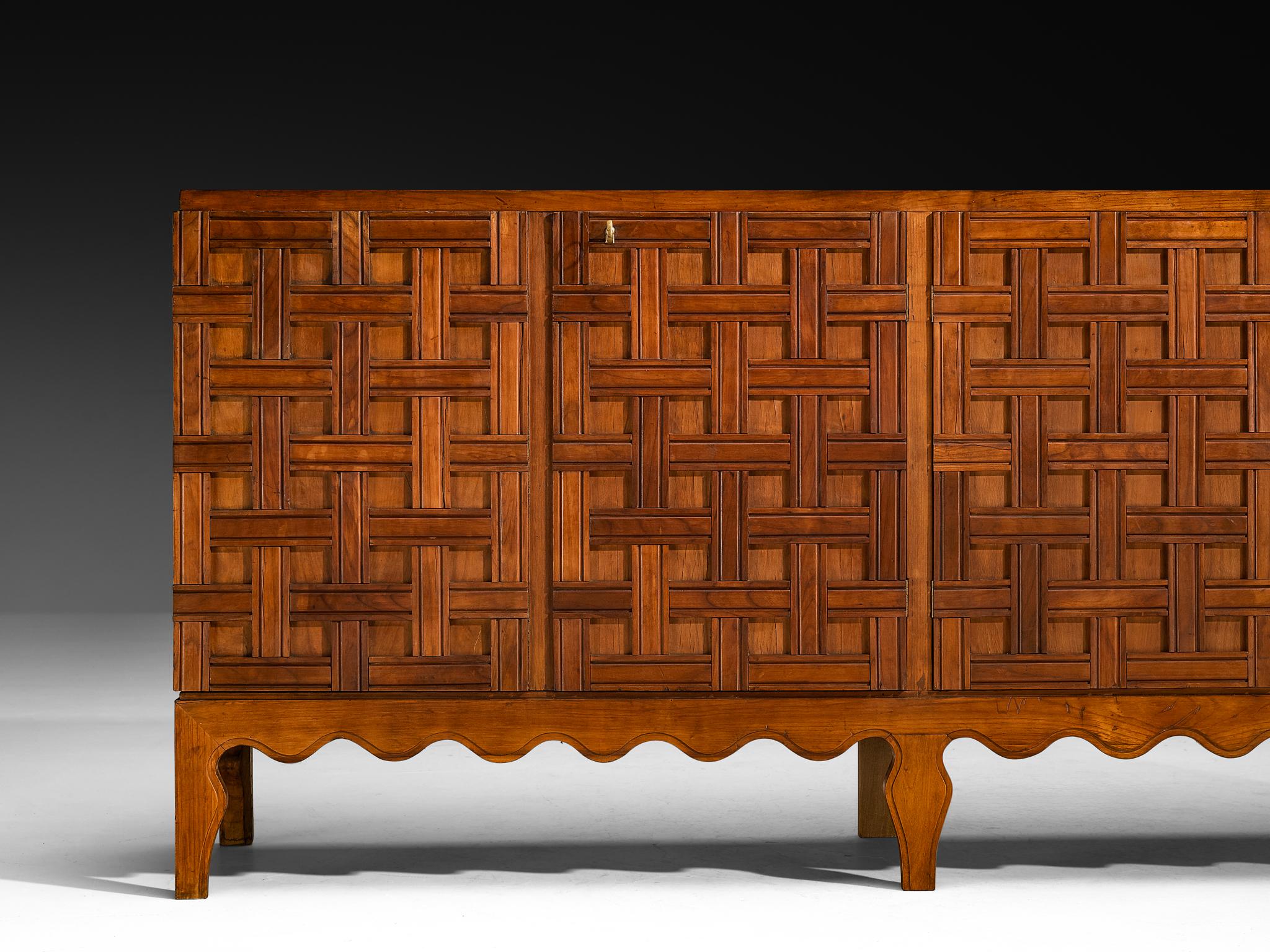 Ottone Rara credenza Paolo Buffa in ciliegio in vendita
