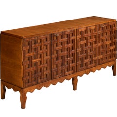 Rara credenza Paolo Buffa in ciliegio