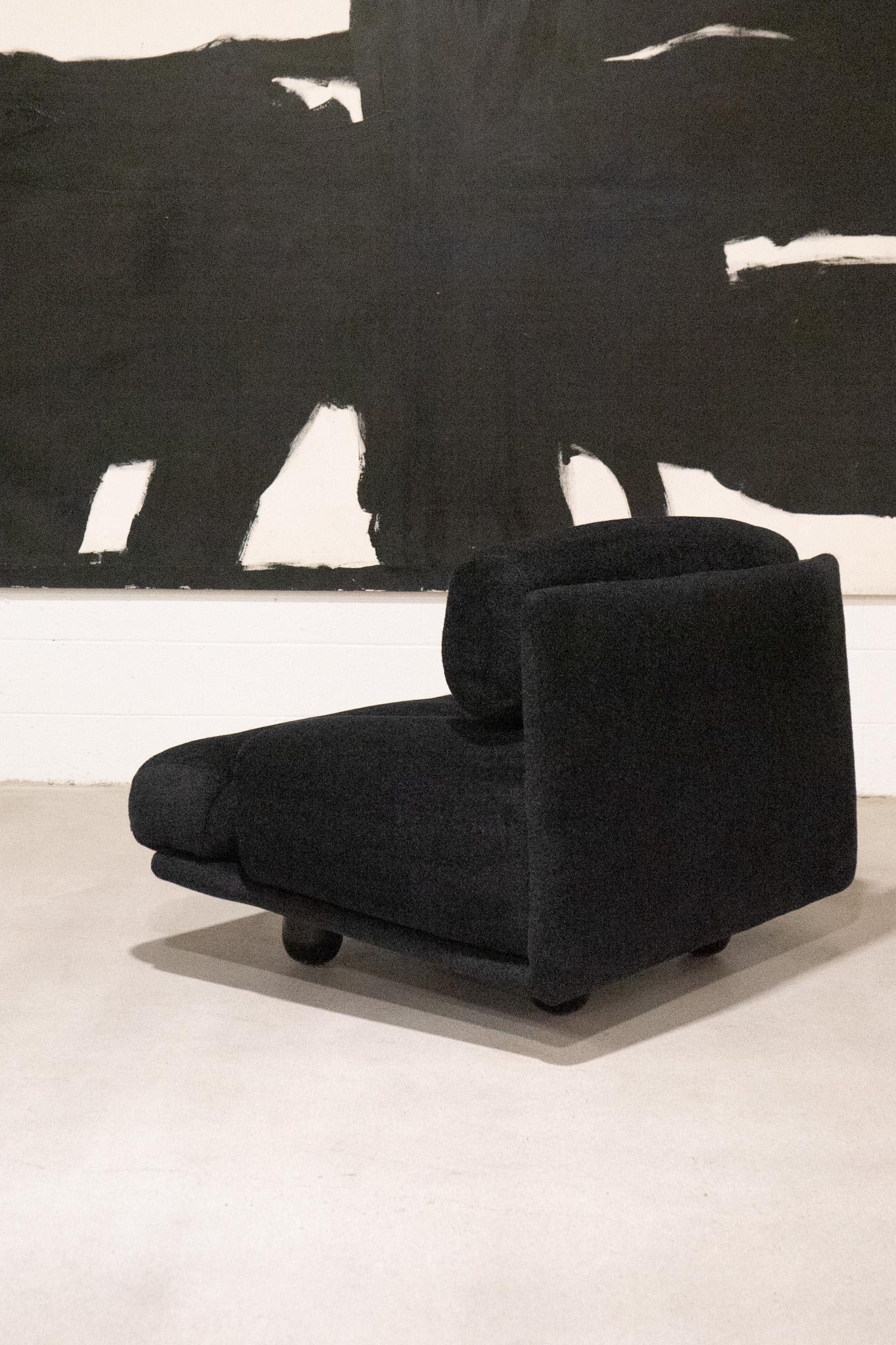 Post-Modern Rare Paolo Piva Lounge Chair for Giovannetti 1979, Italy  For Sale