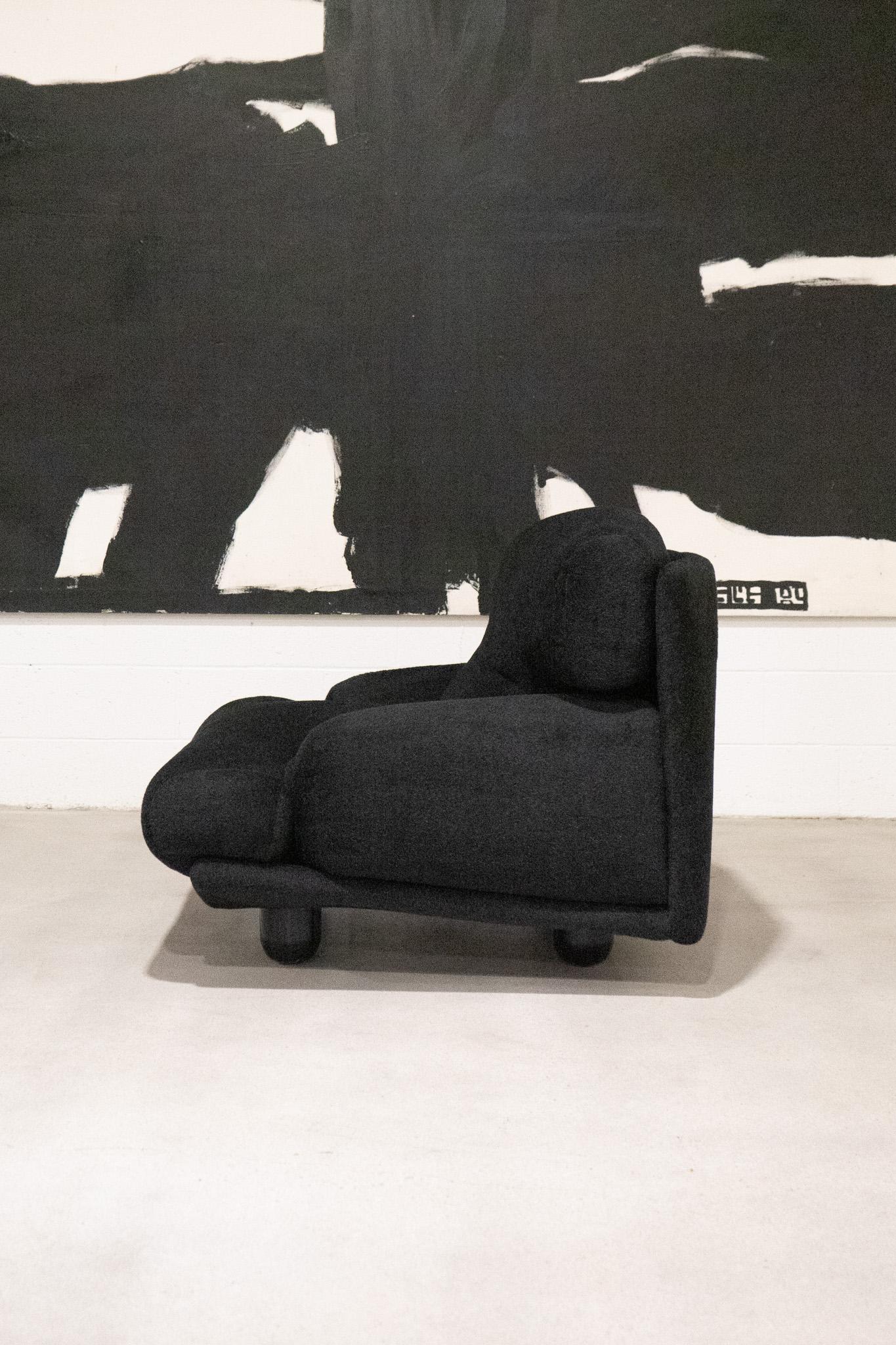 Italian Rare Paolo Piva Lounge Chair for Giovannetti 1979, Italy
