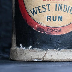 Rare papier Mache Rhum Negrita Advertising Promotional Bottle