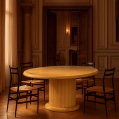 Rare Parchment Table by Aldo Tura for Tura Milano, 1960