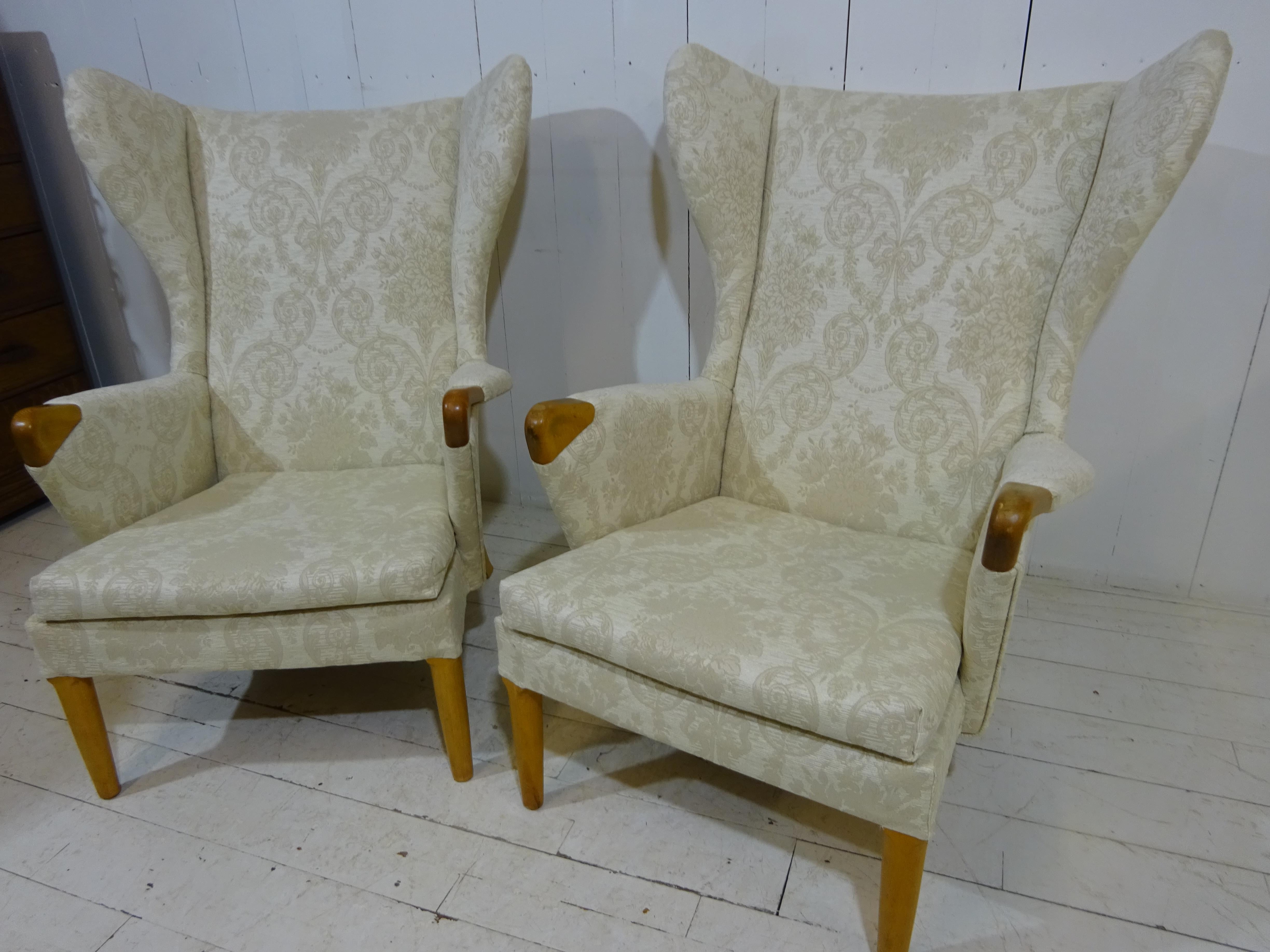 Parker Knoll Wing Back 

A fantastic find by the team at The Rare Chair Company. 

Parker Knoll was launched at the British Industries Fair in 1931 and was the first company to use the new spring system, setting new standards for comfort in