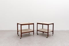 Rare Pastoe 2 Tiered Rolling Cart