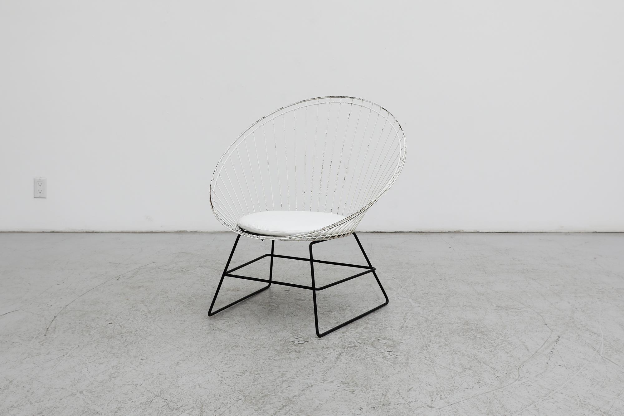 Seltener Pastoe-Stuhl „Flamingo“ mit Absatz, 1958 (Moderne der Mitte des Jahrhunderts) im Angebot