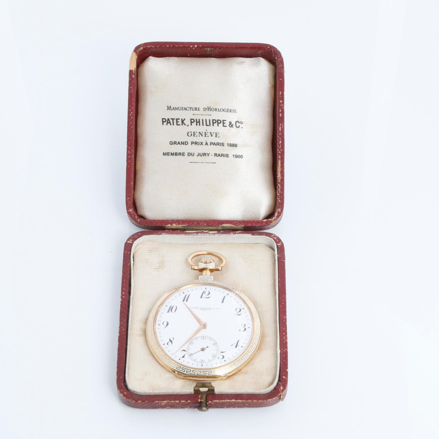 Rare Patek Philippe 18K Yellow Gold Pocket Watch Commemorating The 1936 Berlin O 5