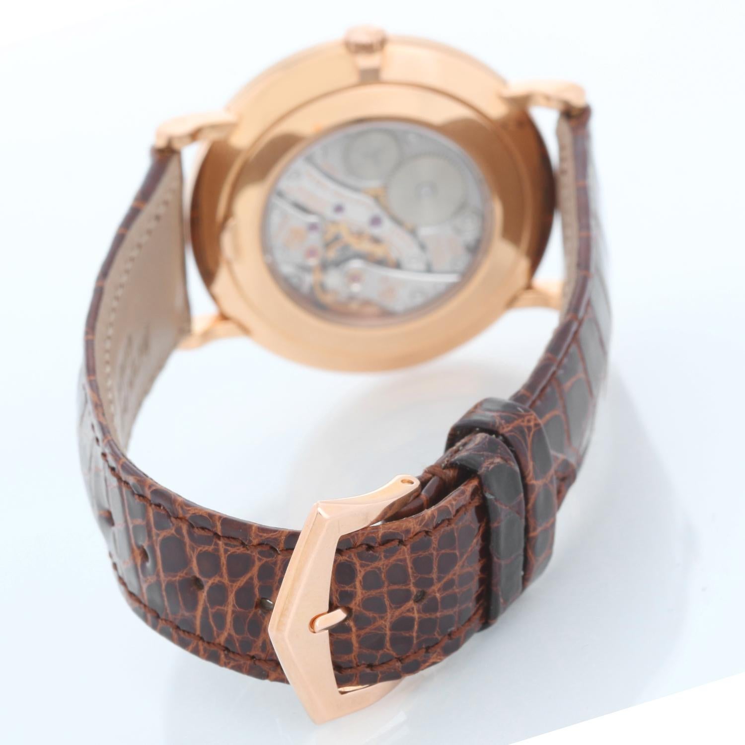 Rare Patek Philippe Calatrava 18k Rose Gold Men's Watch 5116R 2