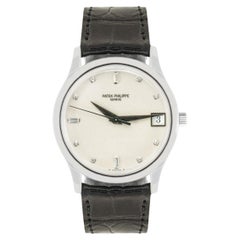 Raro Patek Philippe Calatrava con quadrante di diamanti 3398P