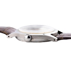 Rare Patek Philippe Reference 565 Stainless Steel Oversized Mens Wrist Watch