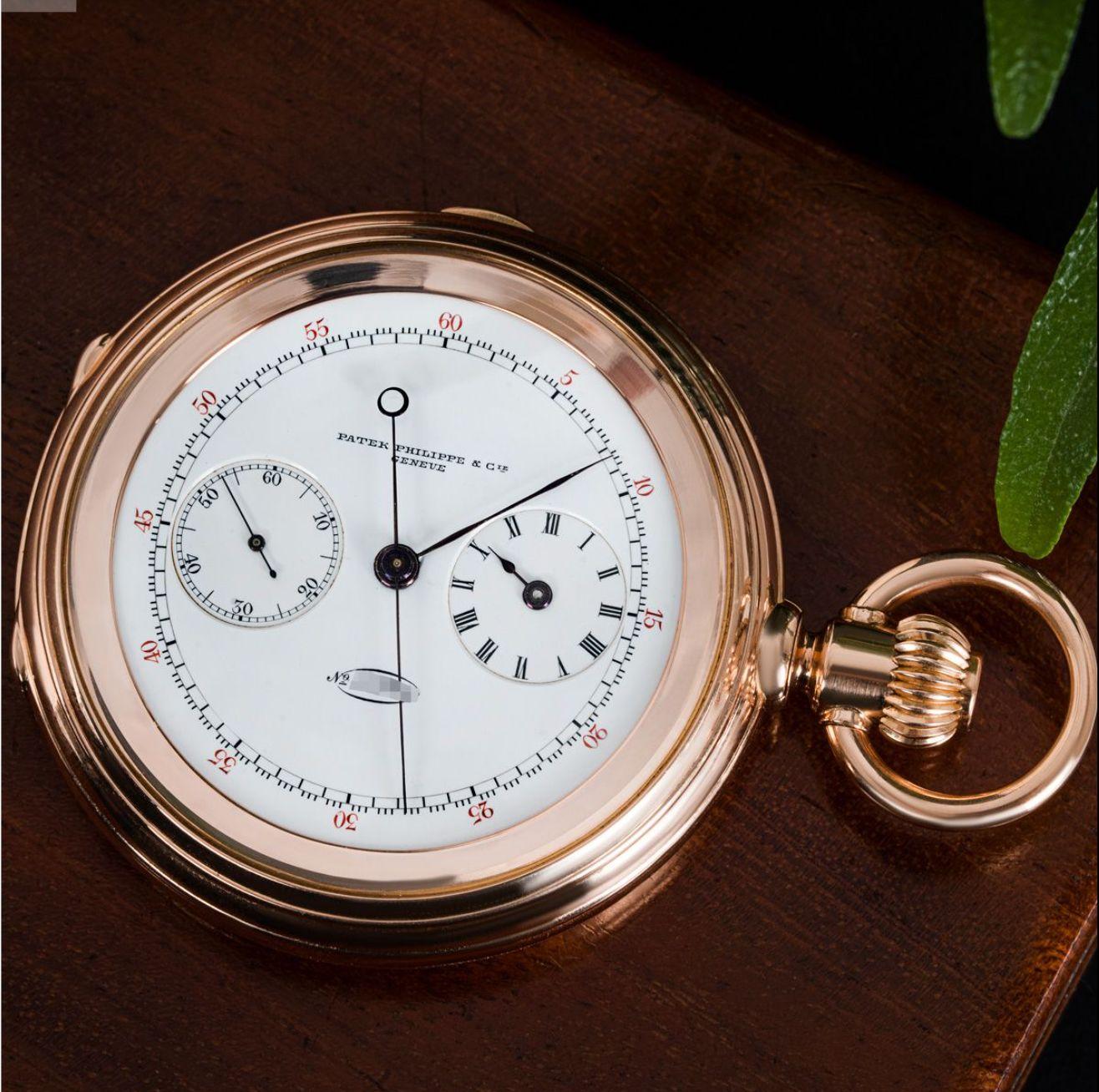 Rare Patek Philippe Regulator Dial Split Second Chronograph Pocket Watch C1878 2