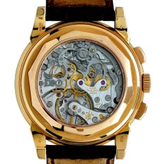 Patek Philippe Rose Gold perpetual calendar manual wind wristwatch Ref 5970